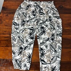 LASCANA Women's Floral Capri Pants‎ Size 14 Multicolor Casual